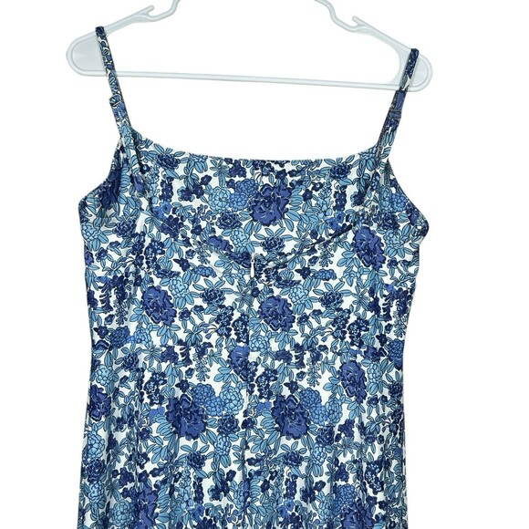 Smith & Quinn Brigette Porcelain Petals Maxi Dress Sz Large Romantic Wedding - Picture 10 of 13